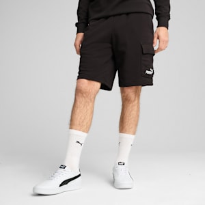 Essentials No. 1 Logo Cargo 10" Shorts Men, PUMA Black, extralarge-GBR